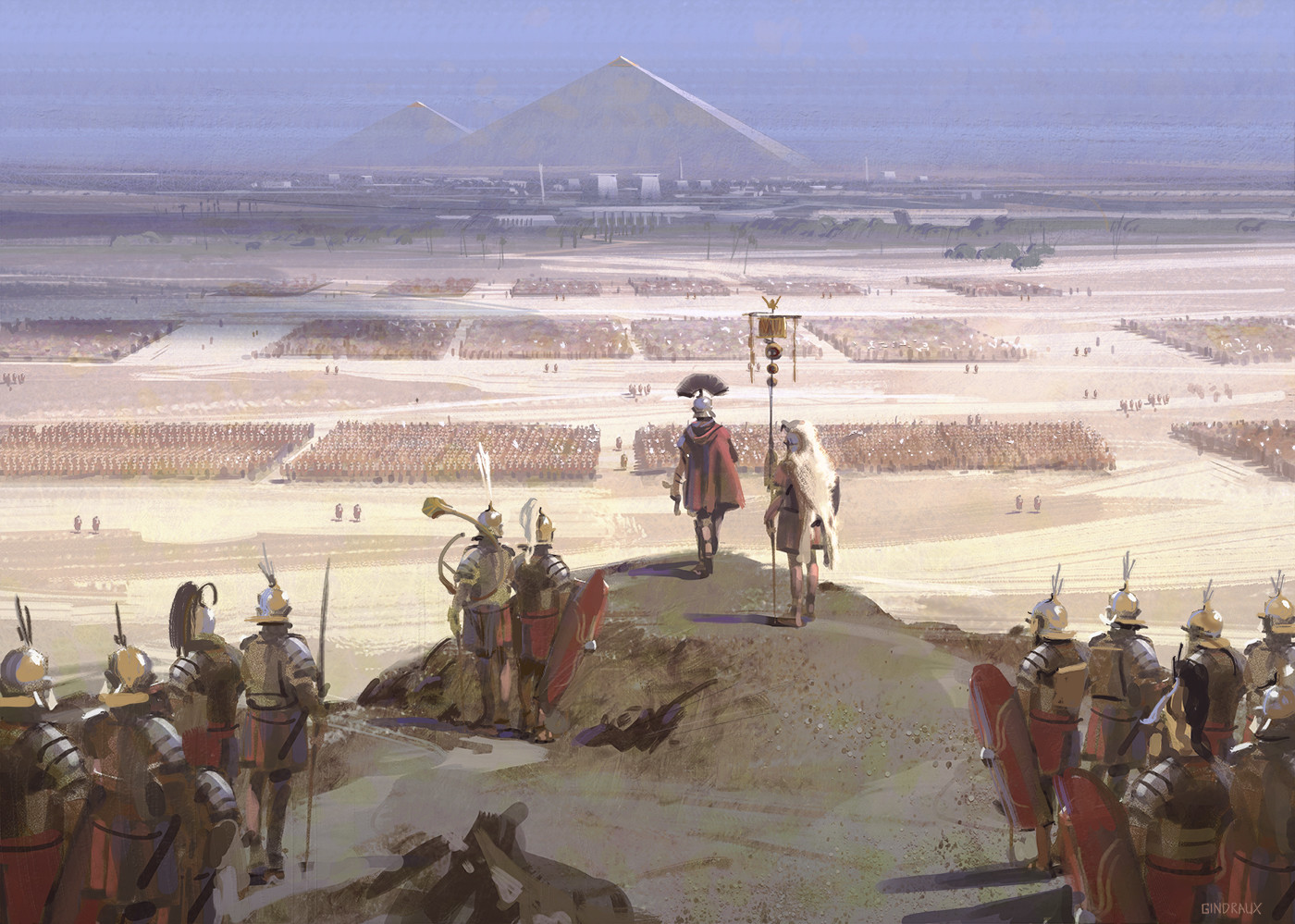 The Roman Legions Marching Across Egypt to Stop a Rebellion