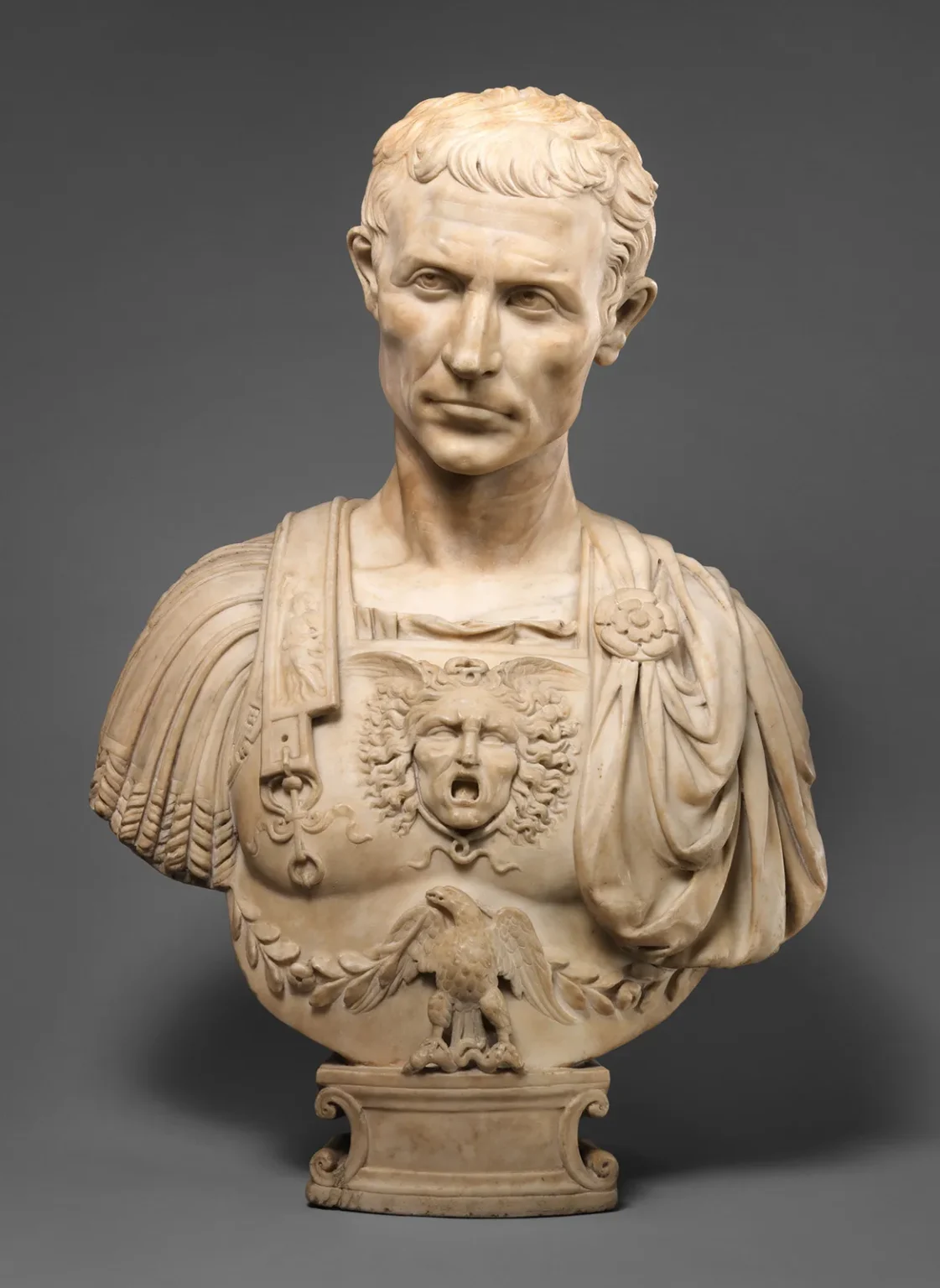 Statue of Julius Caesar, Roman general and statesman who played a key role in the rise of the Roman Empire
