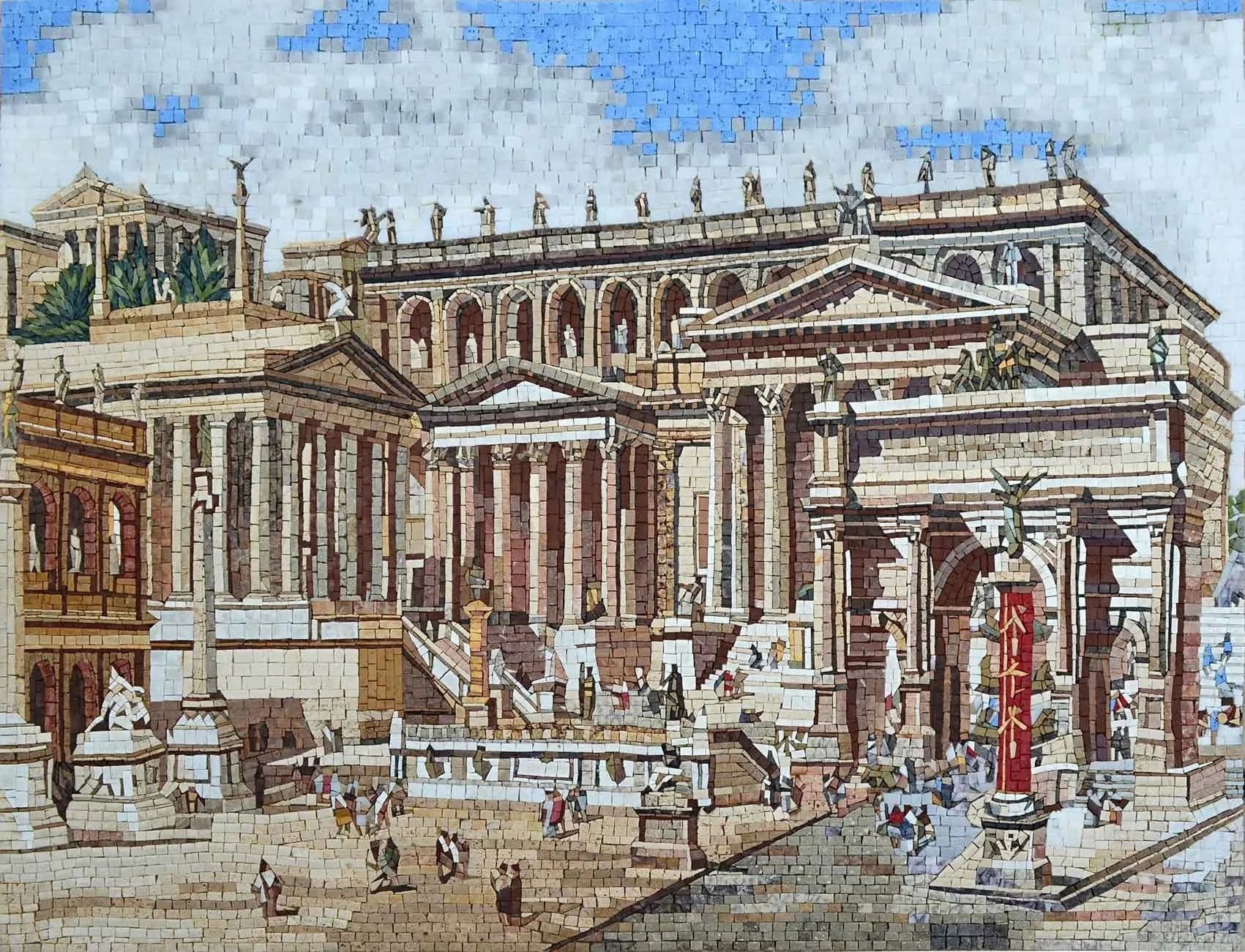 Roman Forum, the central public space in ancient Rome used for politics, commerce, religion, and social gatherings among citizens