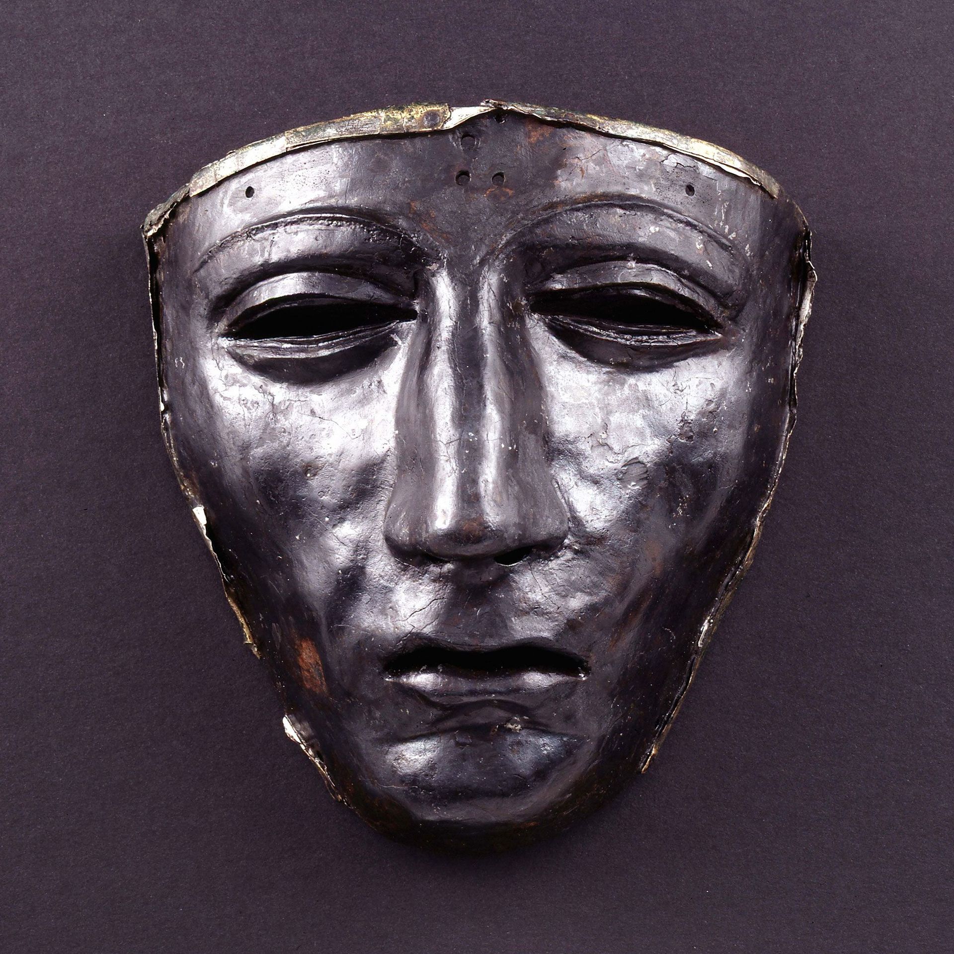 Roman military mask discovered at the site of the Battle of Teutoburg Forest, used by auxiliary troops or ceremonial units