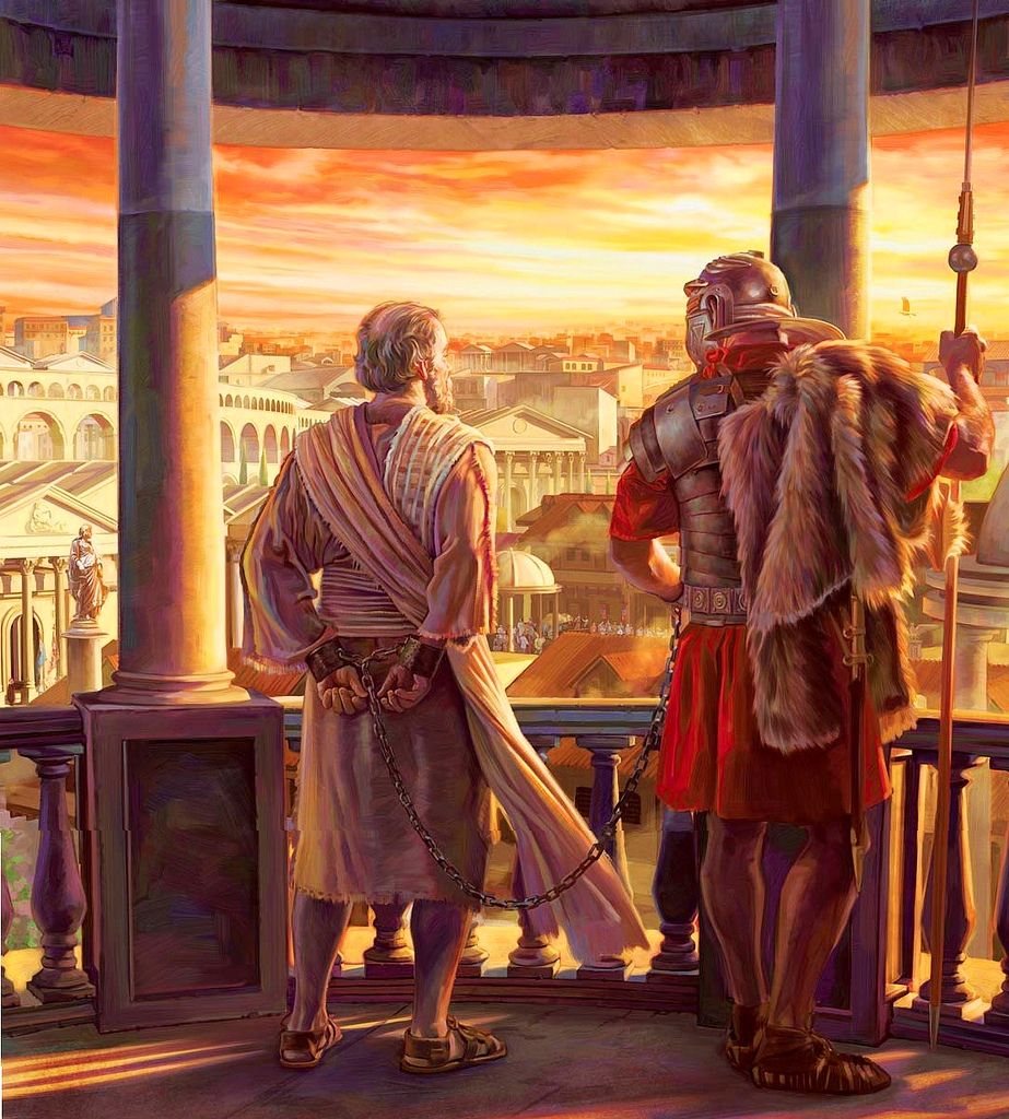 Praetorian Guard soldiers executing a Roman emperor during a violent imperial power struggle