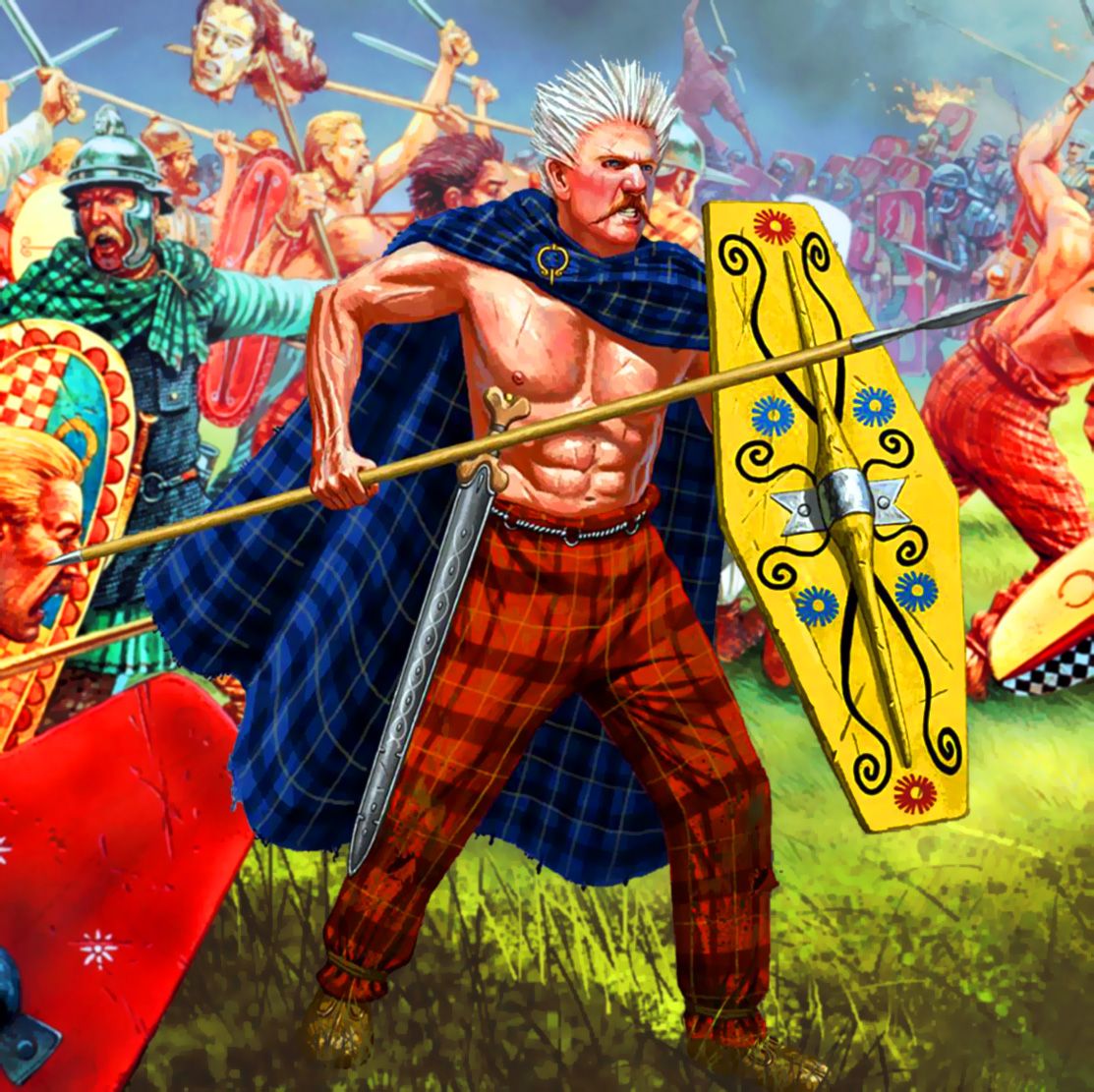 Gallic warriors from Gaul, traditional enemies of Rome during ancient conflicts